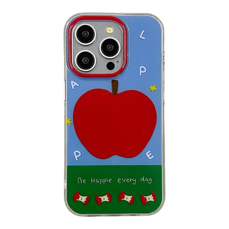 Cute And Trendy Color-block Letter Phone Case