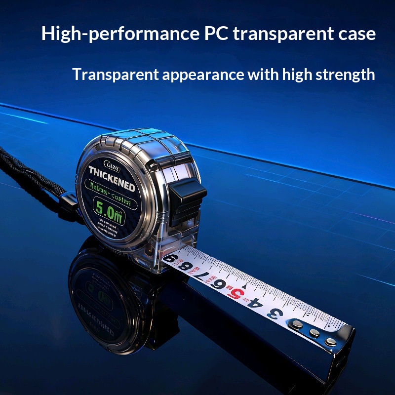 Thickened Rubber-coated Anti-falling Leather Sleeve Tape Measure 3