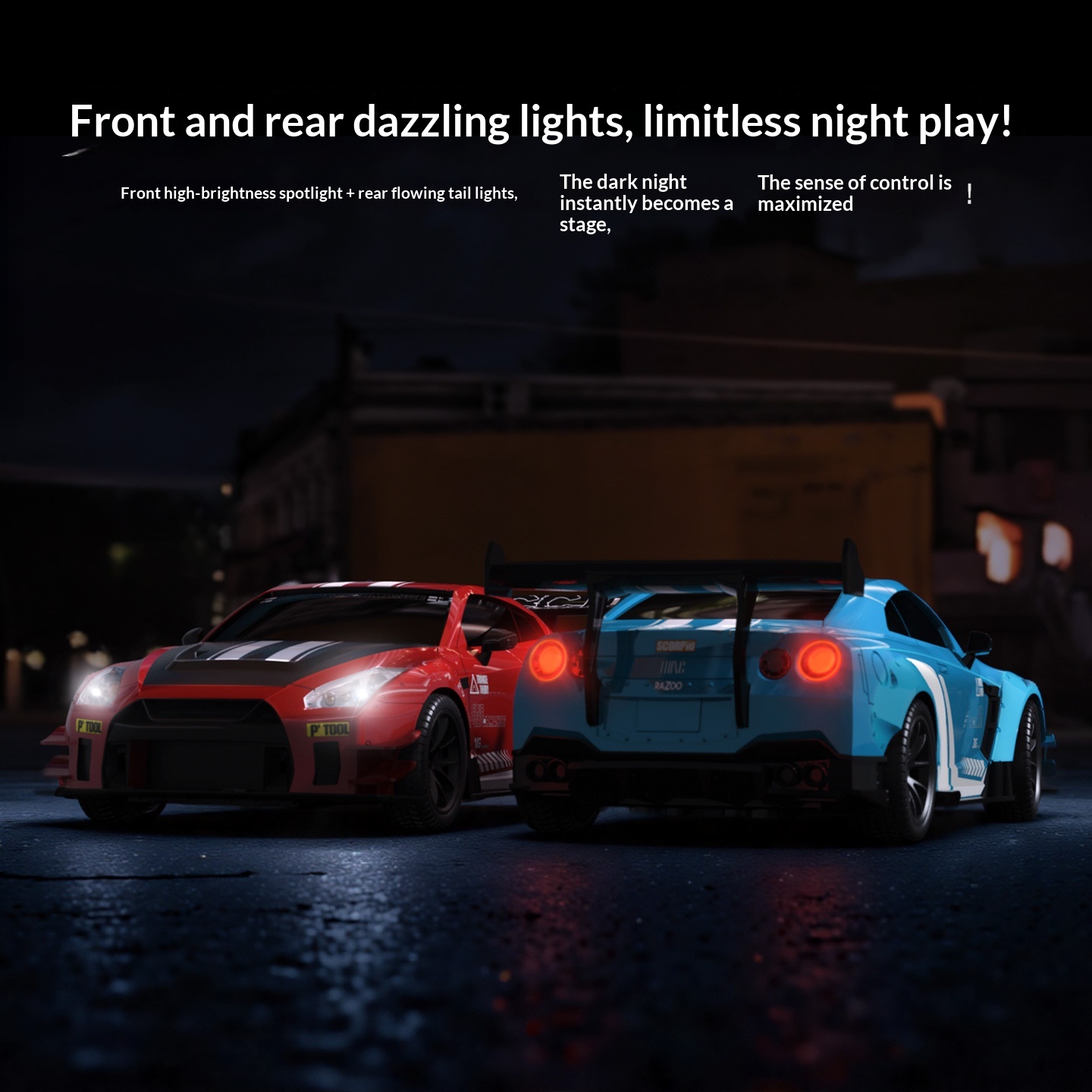 Racing Remote-control Car With Lights
