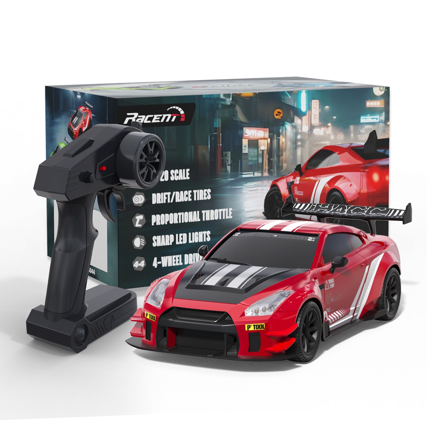 Racing Remote-control Car With Lights