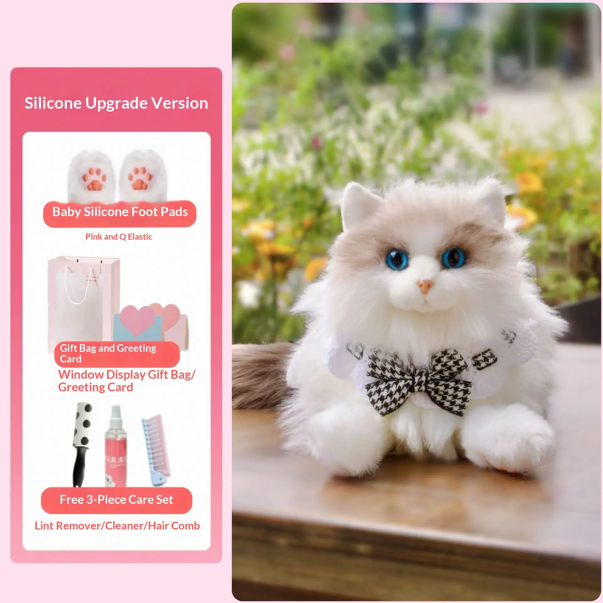High-end Realistic Cat Doll, Ragdoll Plush Stuffed Animal