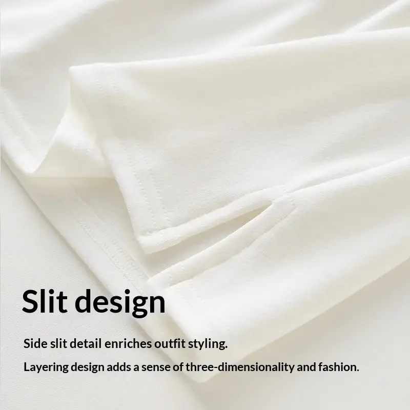 Buttock-Blocking Skirt Womens Spring New Pure Cotton Layered Bottom-Hiding Skirt
