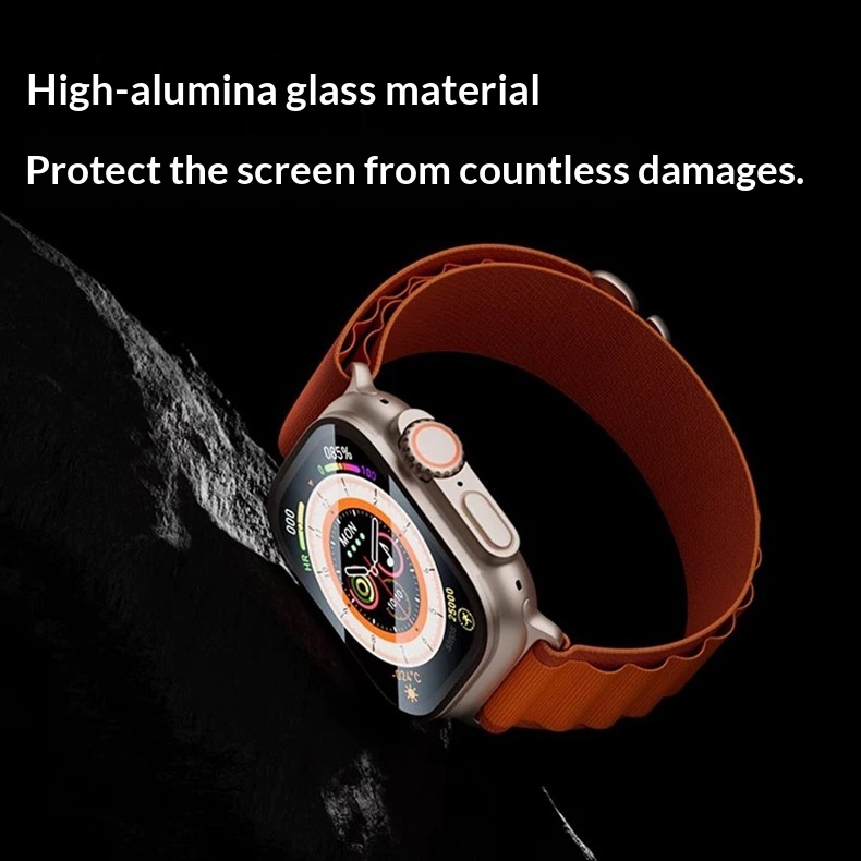 Apple Watch Ultra screen protector dust-free install
