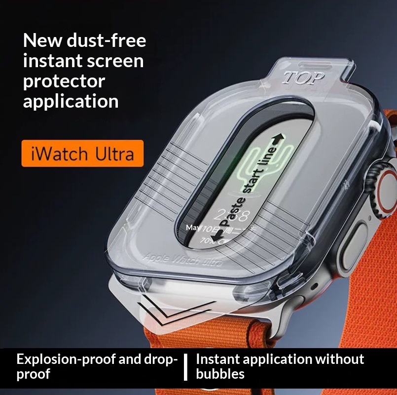 Apple Watch screen protector positioning tray