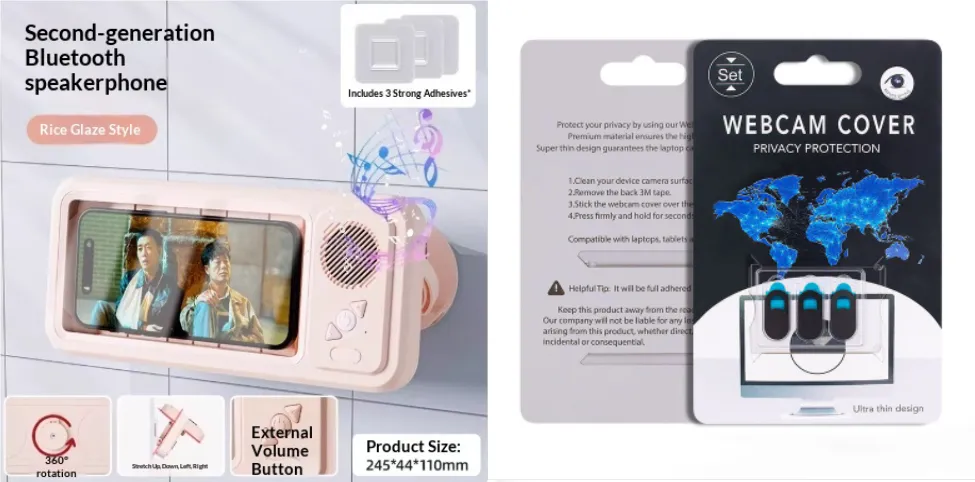Bathroom Waterproof Mobile Phone Box Bluetooth Speaker
