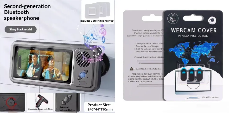 Bathroom Waterproof Mobile Phone Box Bluetooth Speaker
