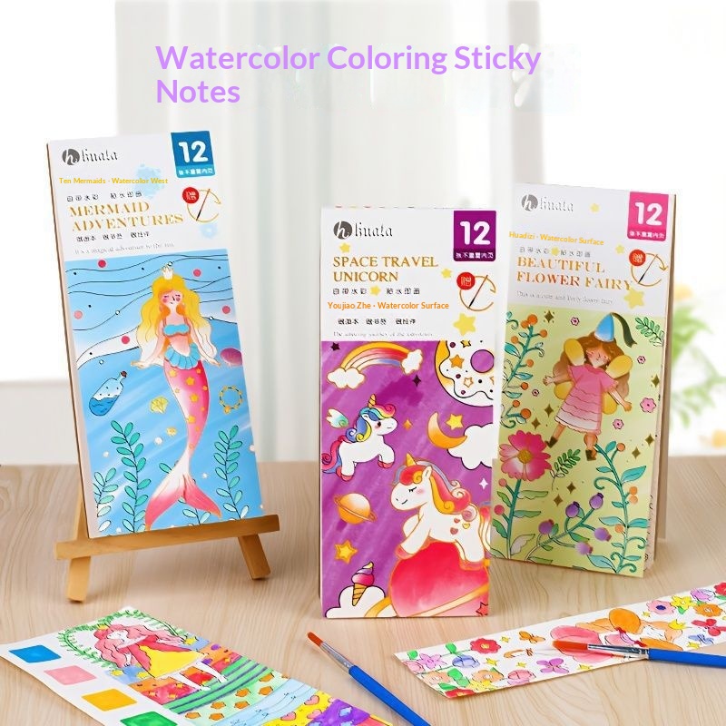 Cross-border Children's Gouache Coloring Book Stickers