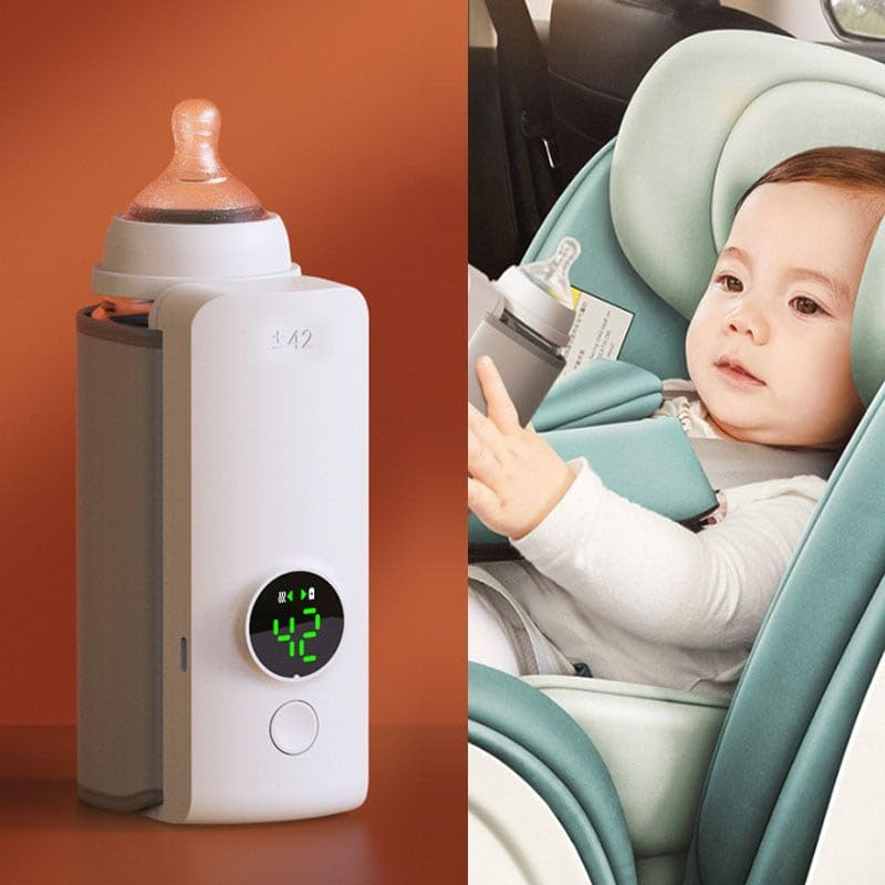 Portable Wireless Rechargeable Baby Bottle Warmer USB Charging And Heating - Image 1