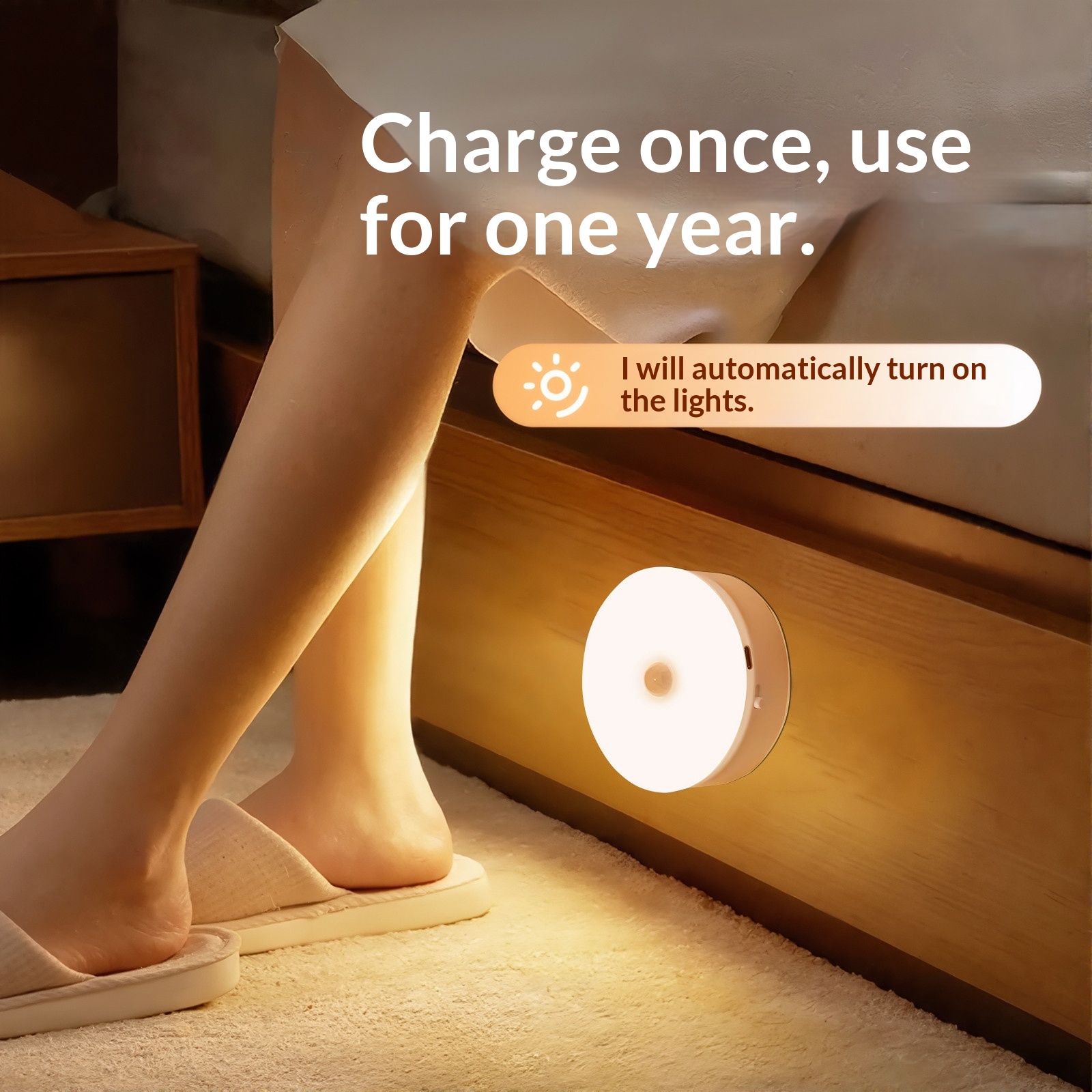 Intelligent Human Body Induction Nightlight Charging