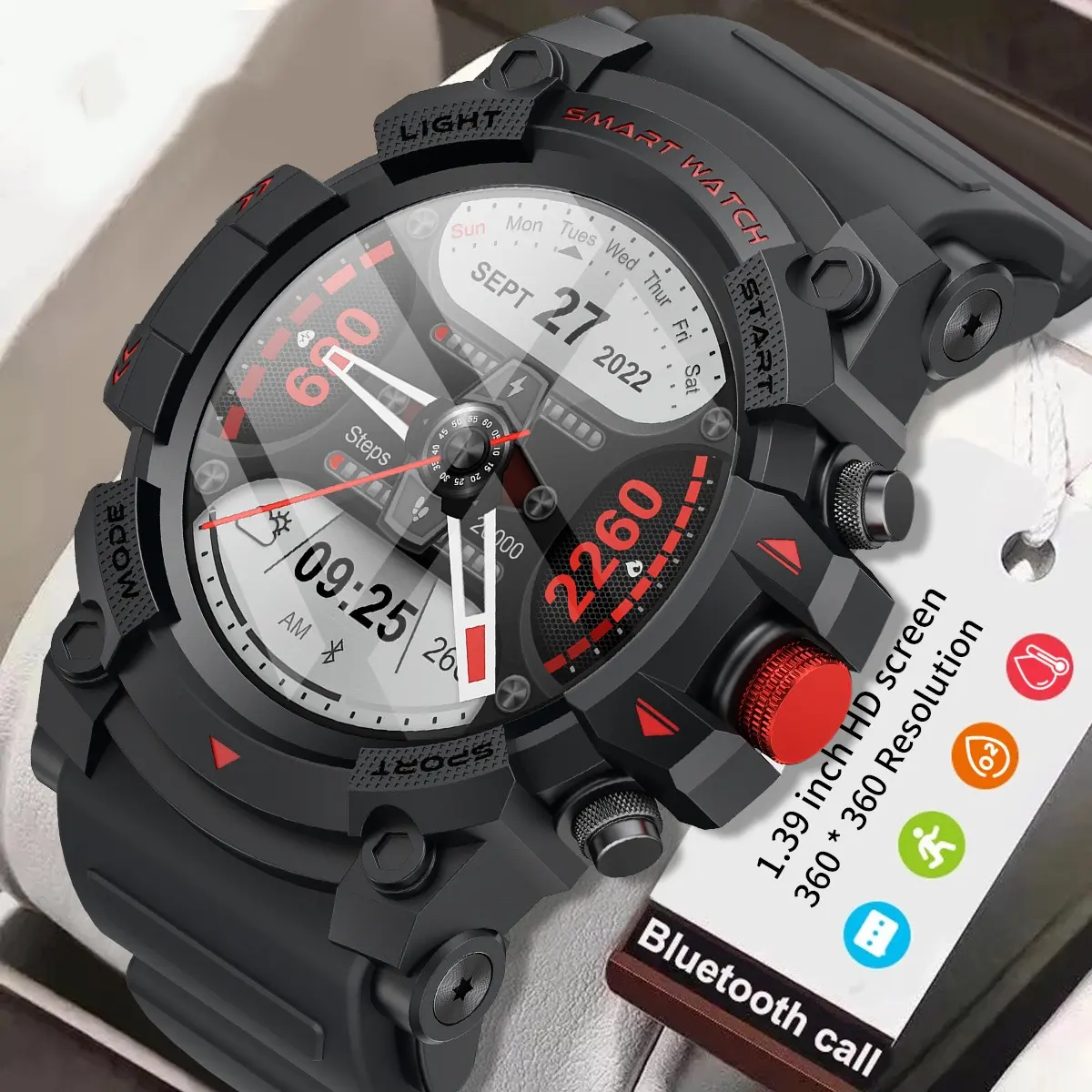 Multifunctional Smart Watch With Call Capability