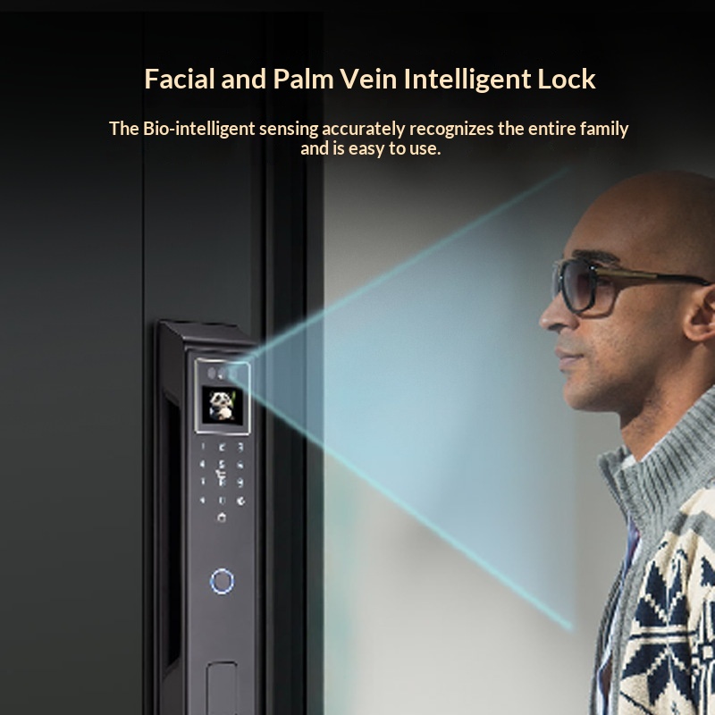 AI-powered Smart Door Lock With A Dynamic Visual Screen And Facial Recognition 3