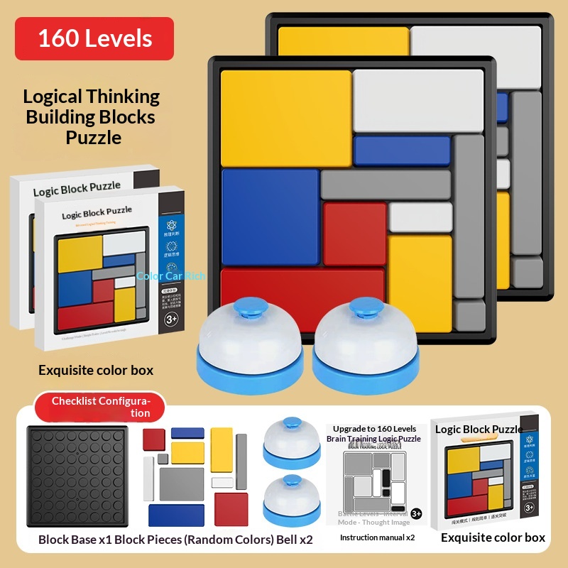 Logic Puzzles Logic-thinking Training Building Blocks