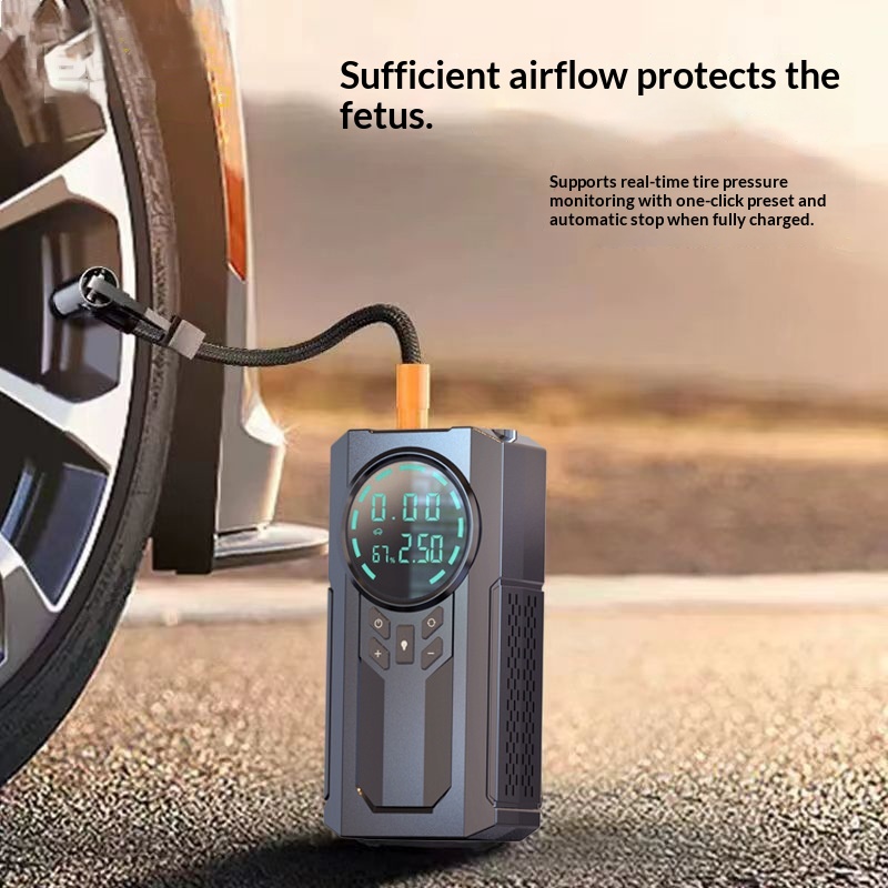 Multi-function Wireless Portable Car Tire Inflator 3