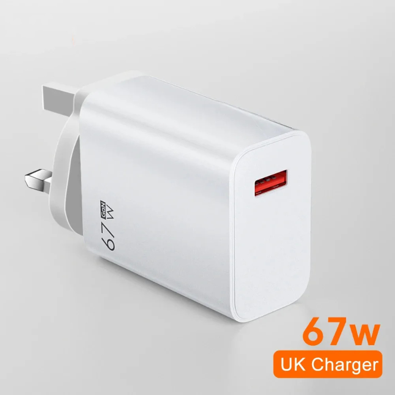 67W GaN Fast-Charging USB Charger