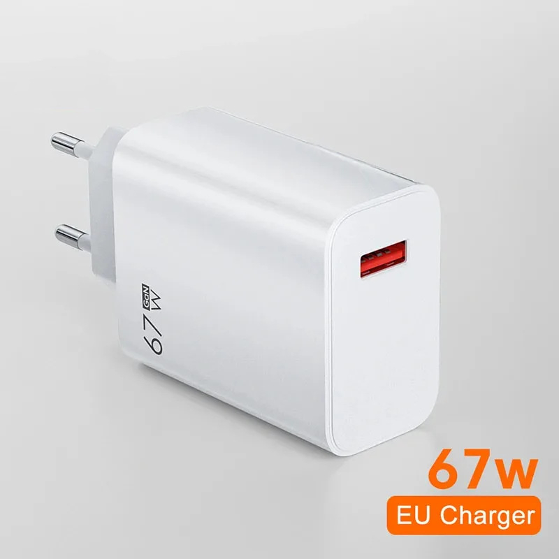 67W GaN Fast-Charging USB Charger