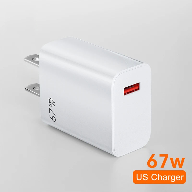 67W GaN Fast-Charging USB Charger
