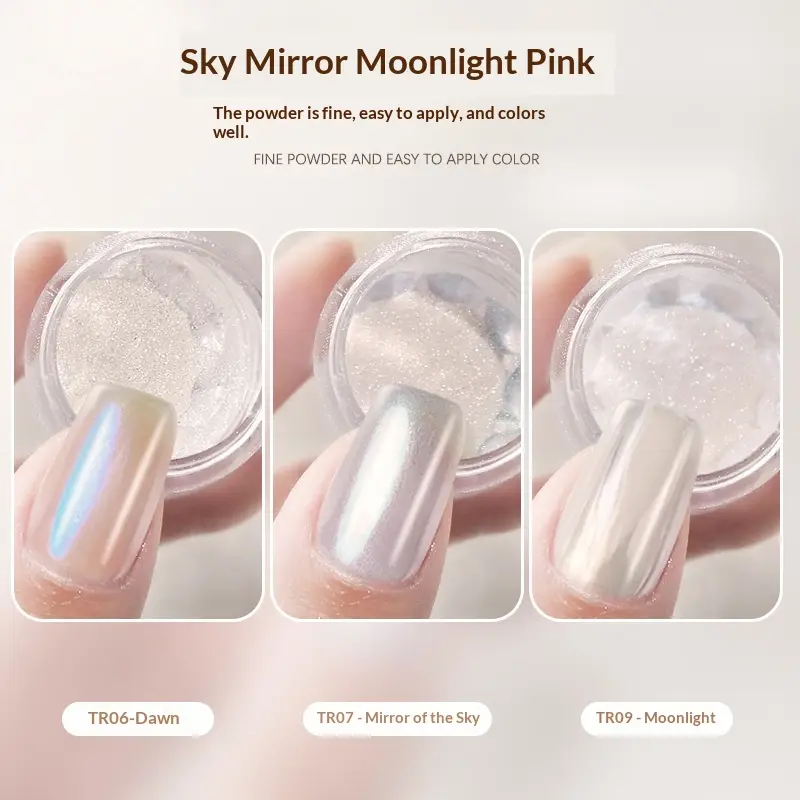 Nail Art Sky Mirror Moonlight Powder Nail Art Magic Mirror Powder