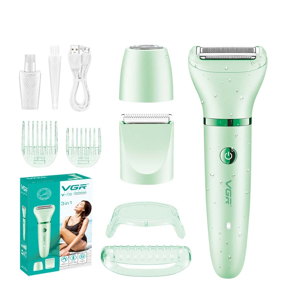 Multifunctional 3-in-1 Womens Hair Remover Fully Washable 2