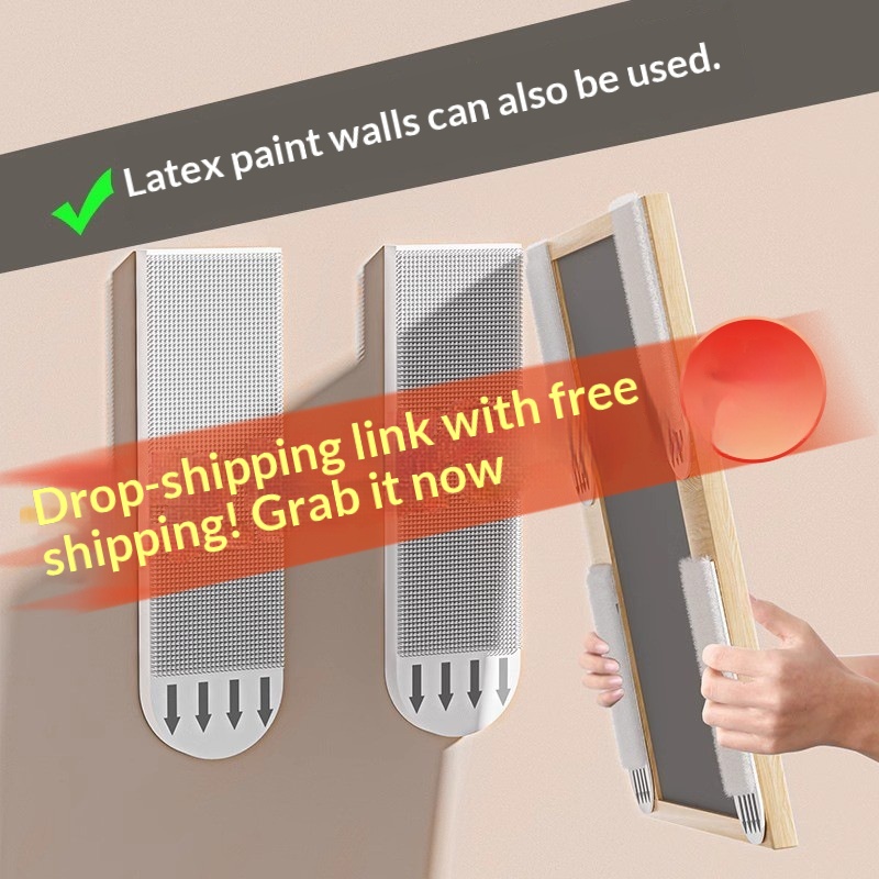 No-Drill Wall-Mounted Nail Glue Velcro Strips