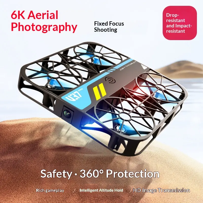 V37 Grid Full-Protection Pocket Mini Drone