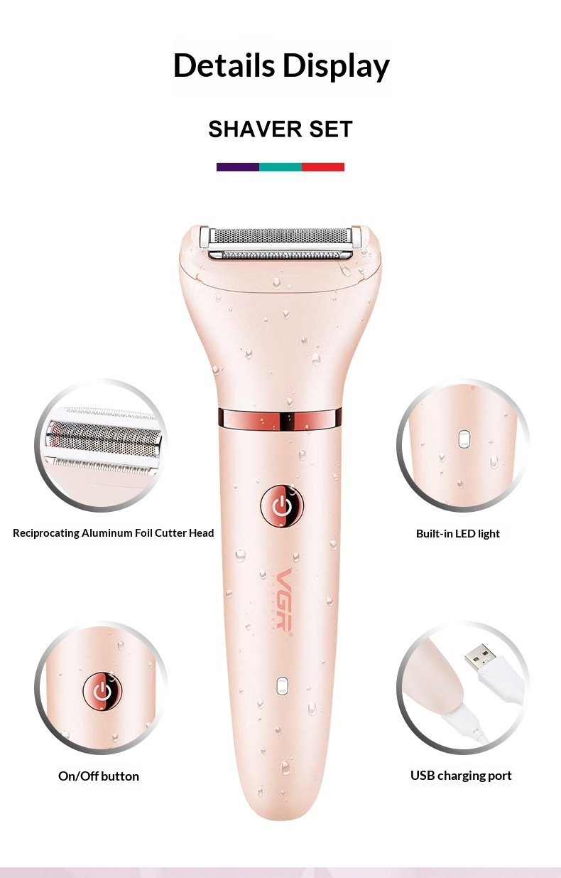 Multifunctional 3-in-1 Womens Hair Remover Fully Washable 5