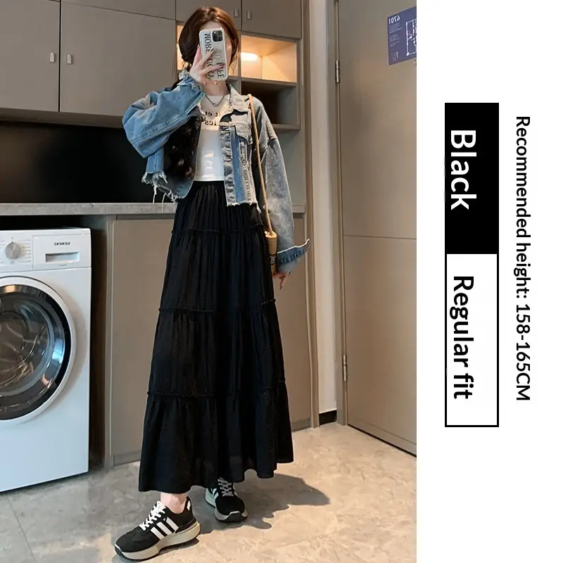 Spring Autumn High-waisted Skirt Women's Style