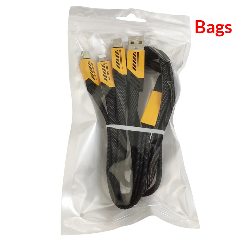 Multi-Function 2-in-3 Data Fast-Charging 3-in-1 New Mech Style Charging Cable