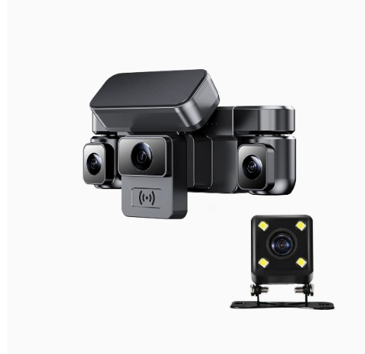 3-inch 4-lens HD Night Vision Dash Cam