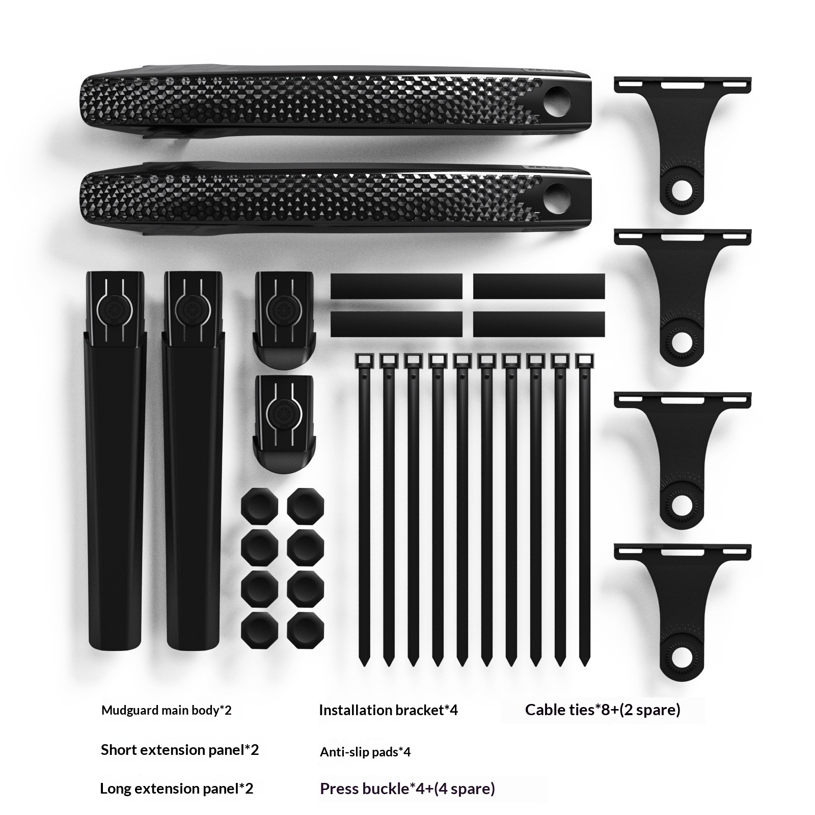 Road And Mountain Bike Mudguards