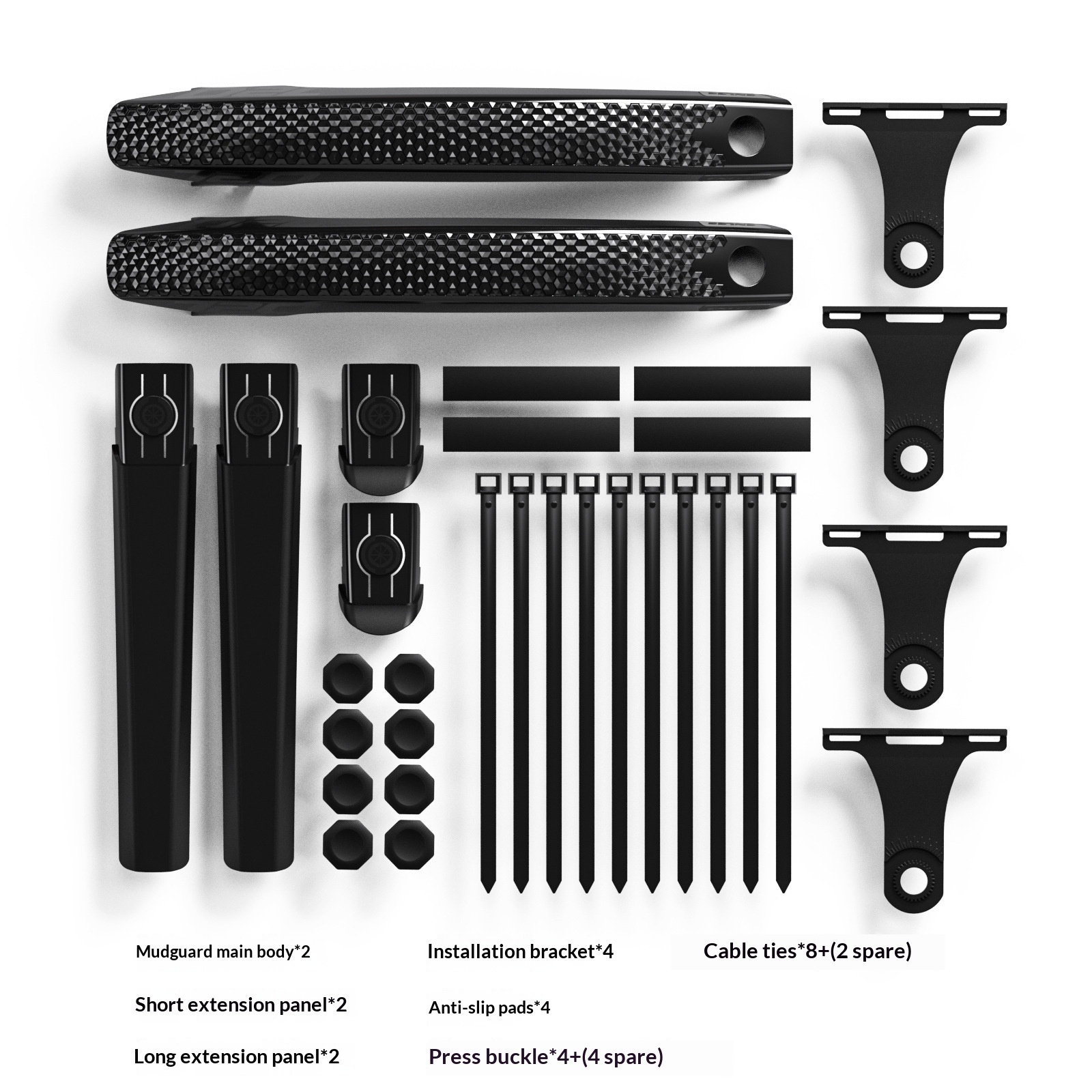 Road And Mountain Bike Mudguards