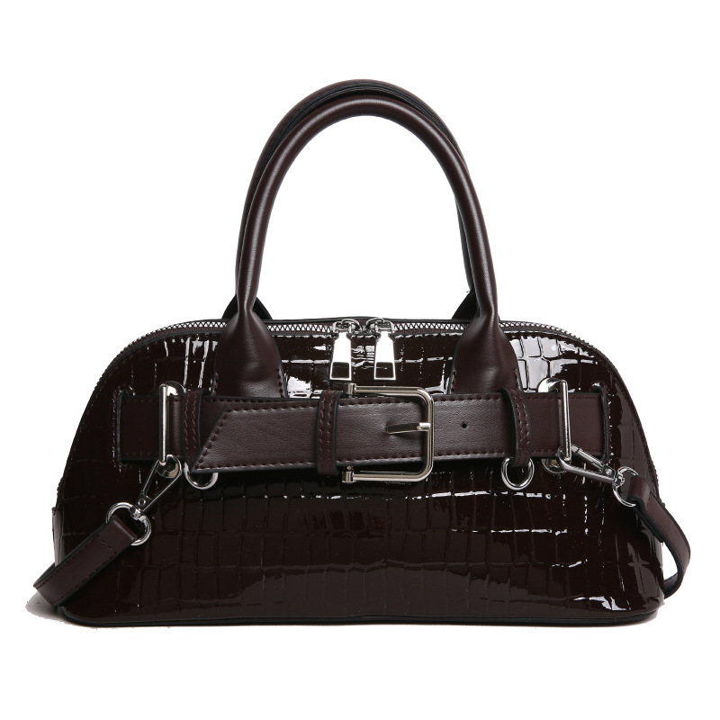 Sac Épaule Femme Boucle Ceinture PU — Bandoulière Élégante 4