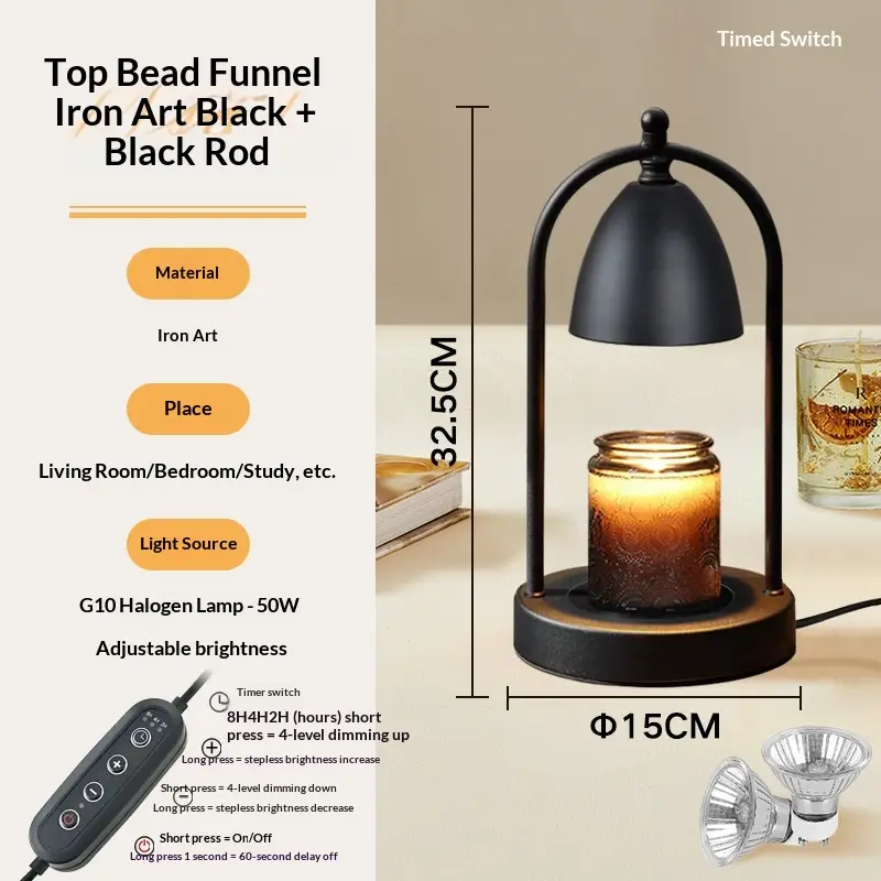 Aromatherapy Candle Essential Oil Melt Candle Aroma Diffuser Lamp