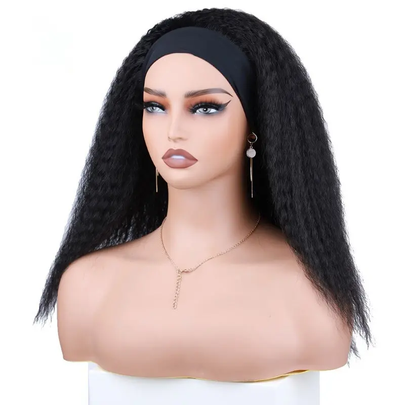 Headband Synthetic Hairpiece Wig Long Hair