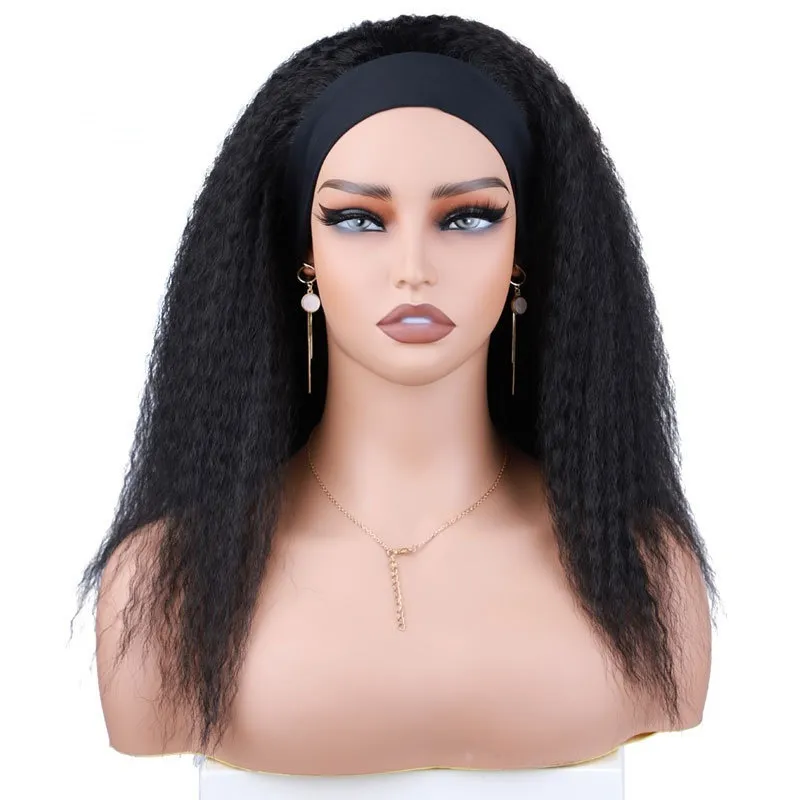 Headband Synthetic Hairpiece Wig Long Hair