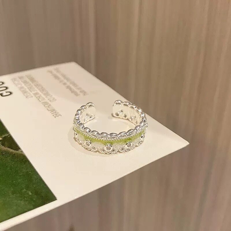 Silver-Tone Open Ring, picture 7 of 9