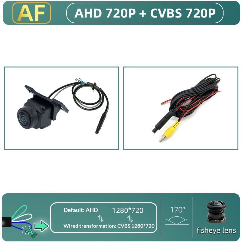 In-vehicle AHD 720P Tri-Control Rearview Camera