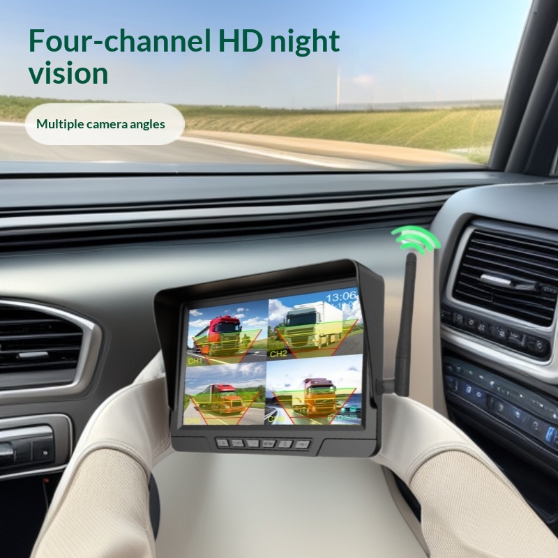 7-inch HD Night Vision Waterproof Lens Reverse Camera