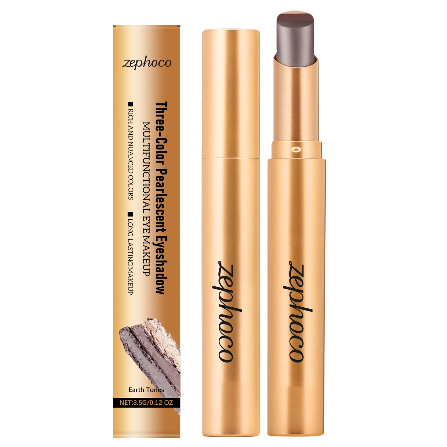 Colorful Tricolor Eye Shadow Stick