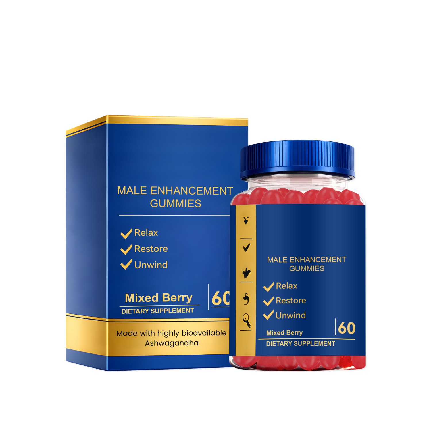 Men's Energy Boost Supports Fudge