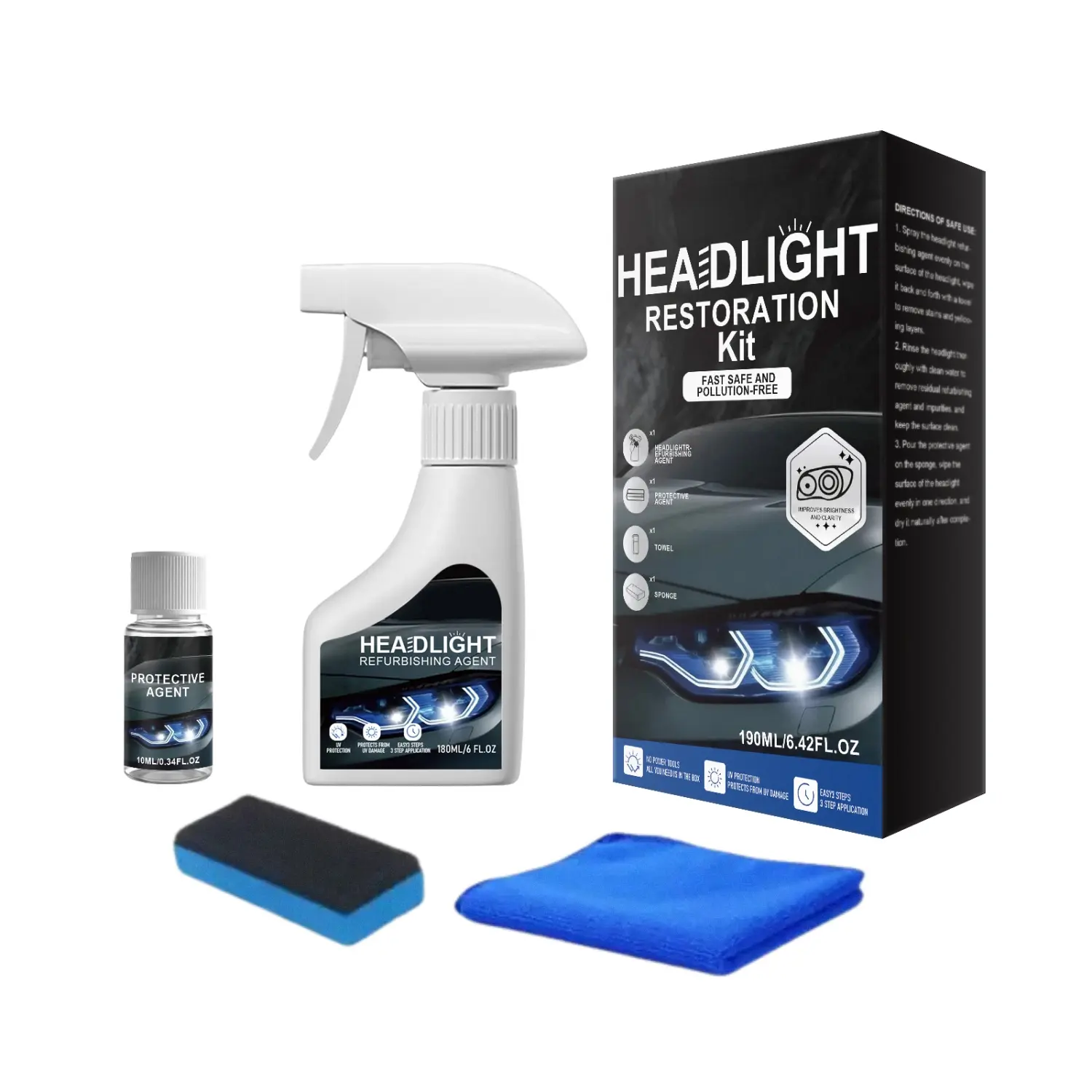 Headlight Restoration Kit