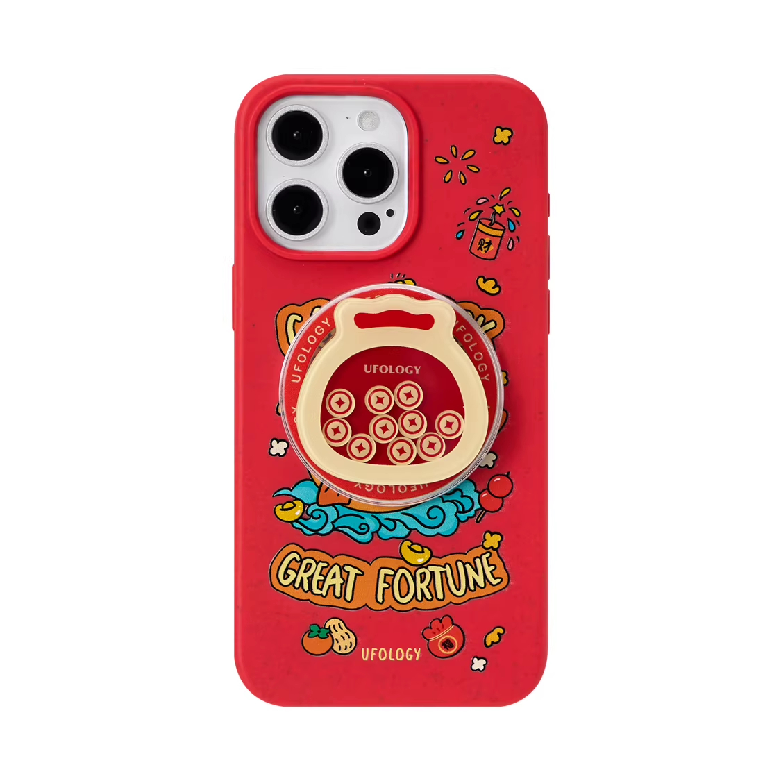 Chinese-style New Year Magnetic All-Cover Soft Phone Case