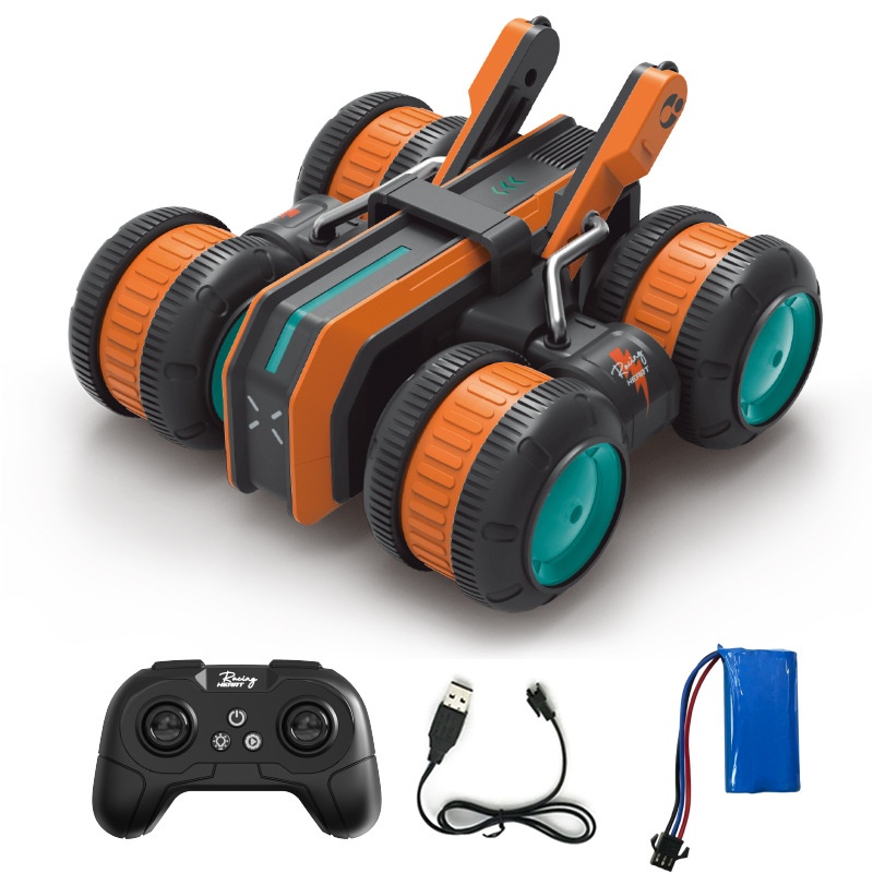 24G Remote-Controlled Rotating Gesture-Sensing Stunt Toy Car