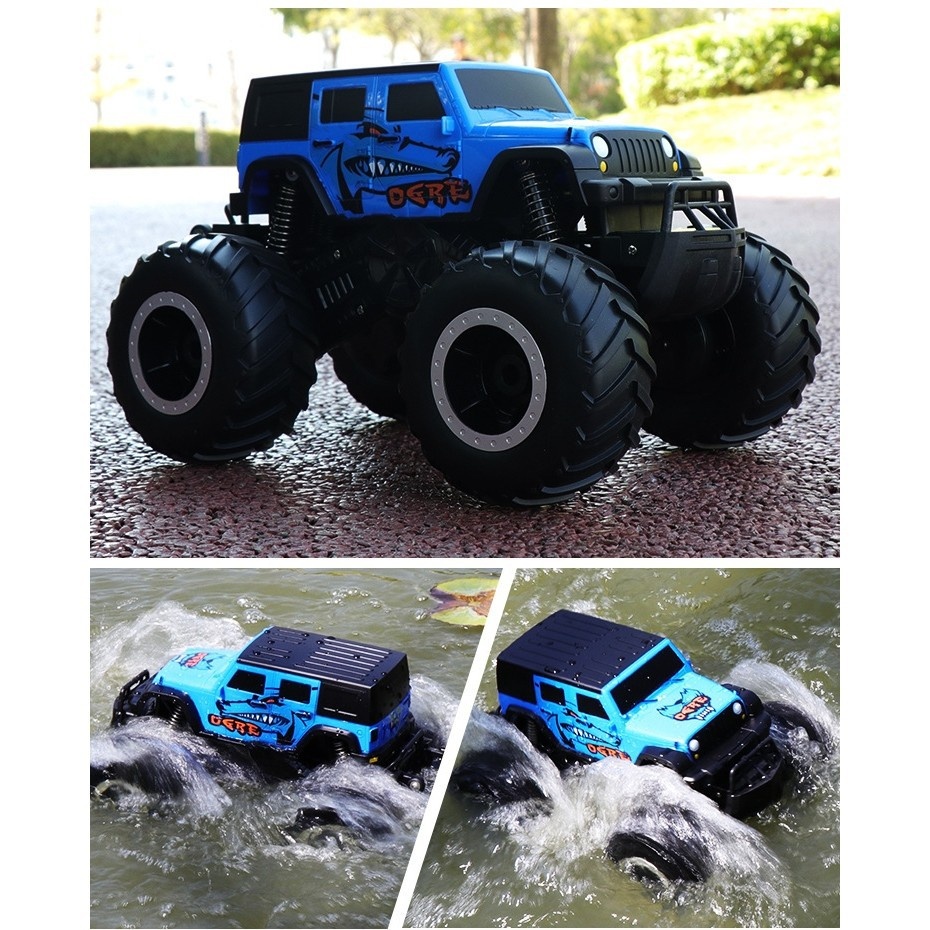 Four-wheel-drive Remote-controlled Amphibious Toy Car