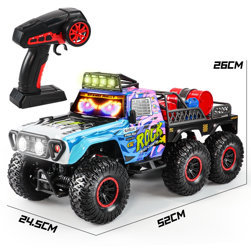 Stepless Transmission Six-Wheel Drive All-Terrain Remote-Controlled Climbing Vehicle