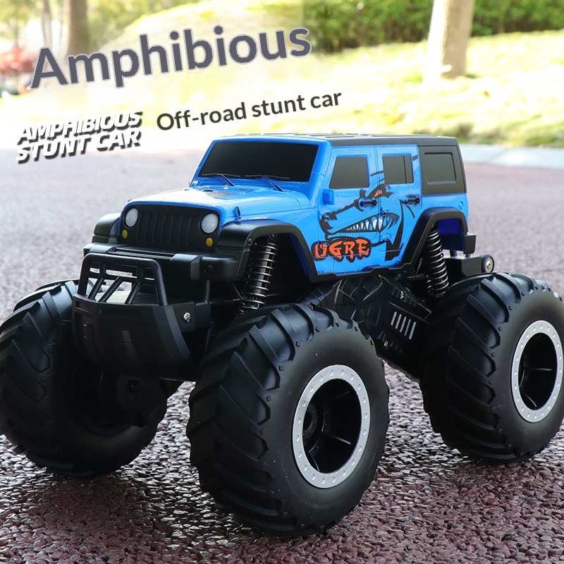 Four-wheel-drive Remote-controlled Amphibious Toy Car