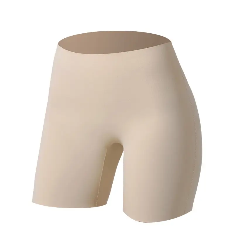 Ice-silk Seamless Mid-rise Tummy-control Butt-lifting Anti-exposure Leggings
