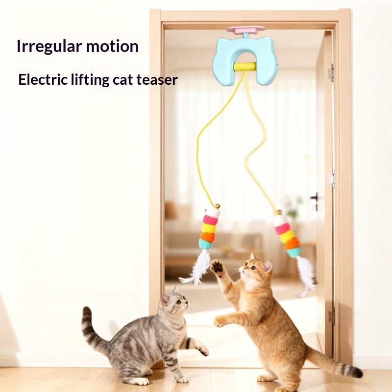 Cat Self-entertainment Boredom-relief Automatic Cat Teaser Wand