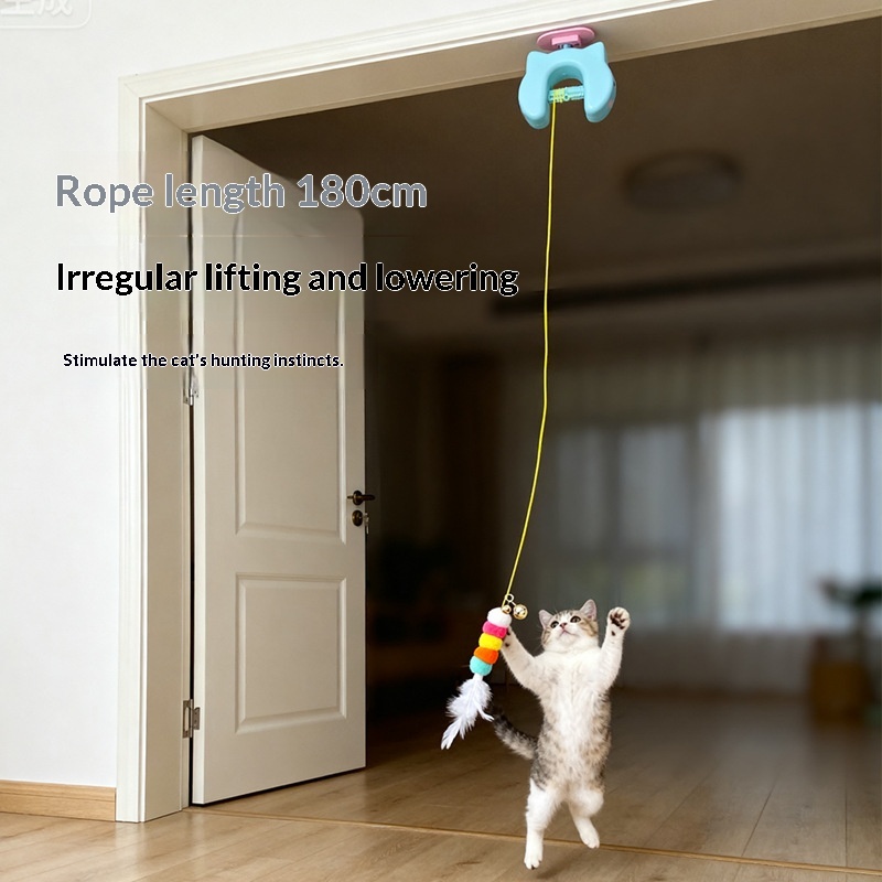 Cat Self-entertainment Boredom-relief Automatic Cat Teaser Wand
