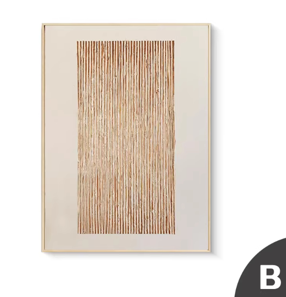 Modern Minimalist Bare-Bones Style Abstract Wabi-Sabi Corridor Entrance Hall Room Bedroom Wall Art