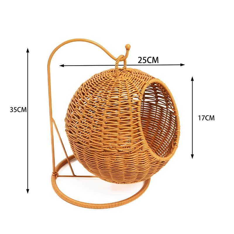 Woven Hanging Fruit Basket, picture 4 of 4